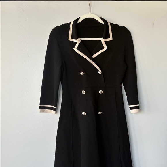 Fitted classy black & cream Dress (comparable to Chanel dress in last photo!) - Picture 9 of 10